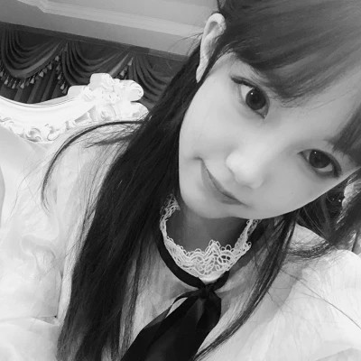 头像黑白系高清女真人
