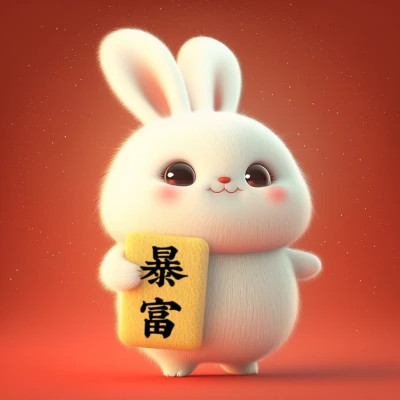 本命年兔女款爆款2025头像