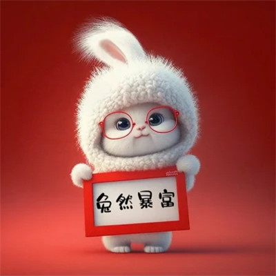 2025兔年带来好运头像