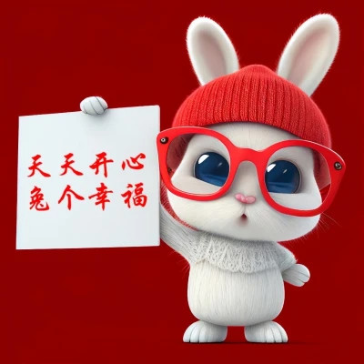 2025兔年带来好运头像