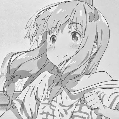 高质量漫画风黑白女漫头