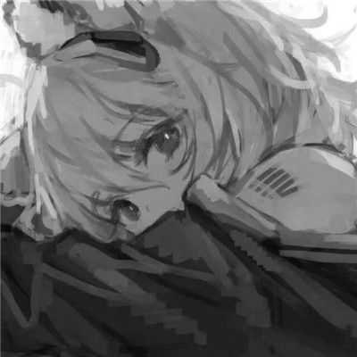 高质量漫画风黑白女漫头
