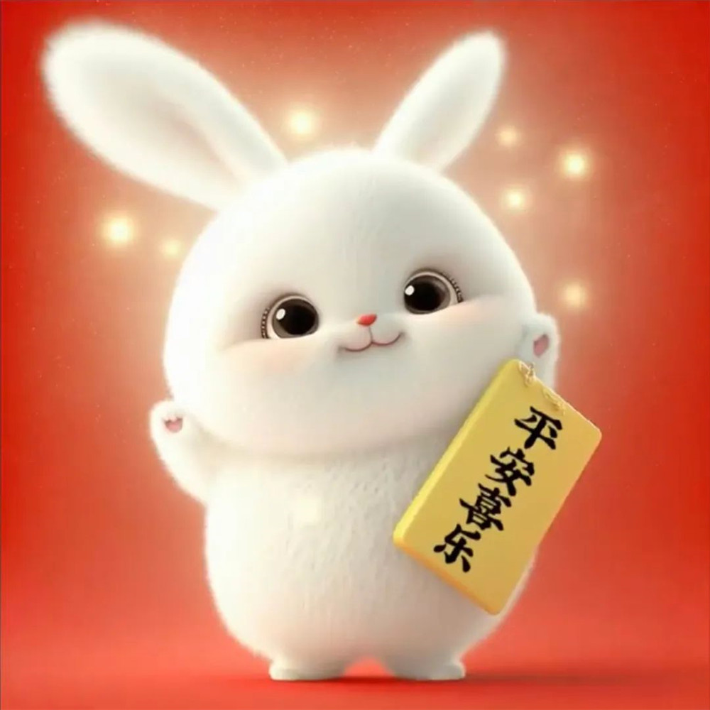 2025年最火兔年头像可爱图片