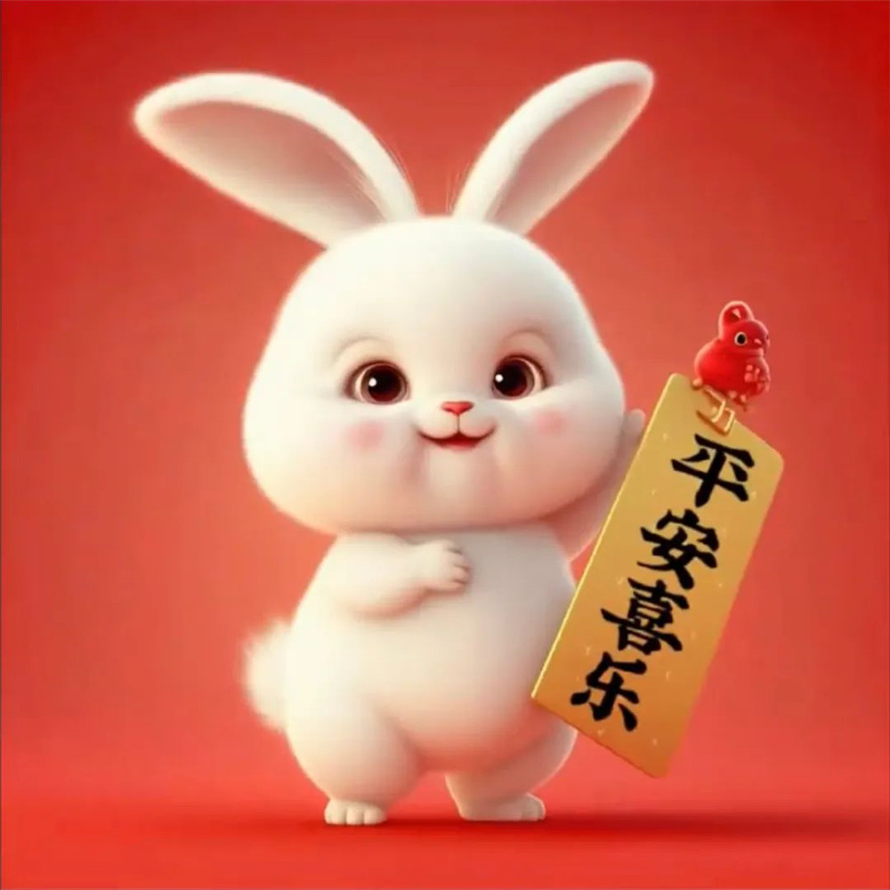 2025年最火兔年头像可爱图片