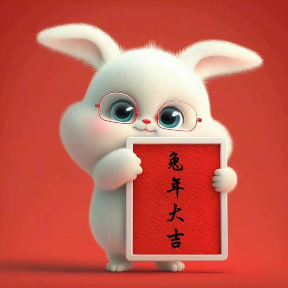 2025年最火兔年头像可爱图片