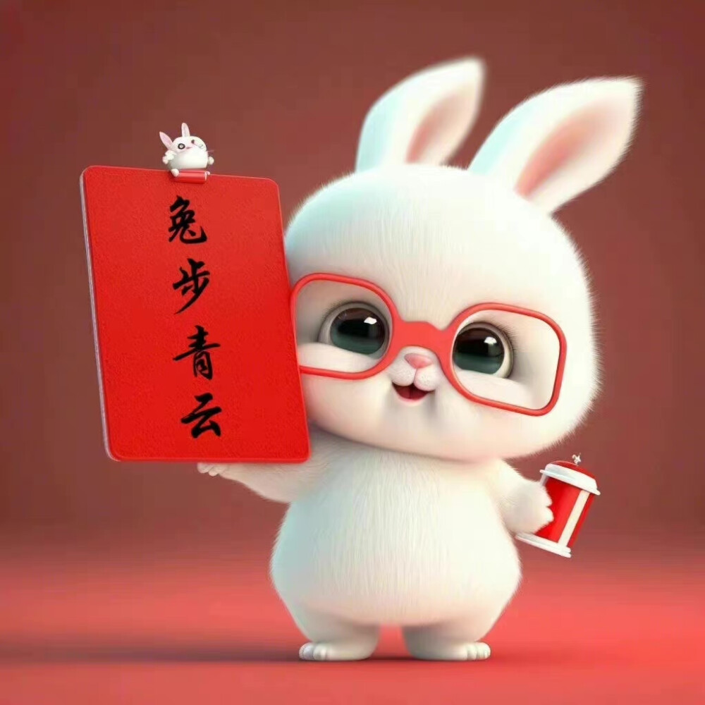 2025年最火兔年头像可爱图片