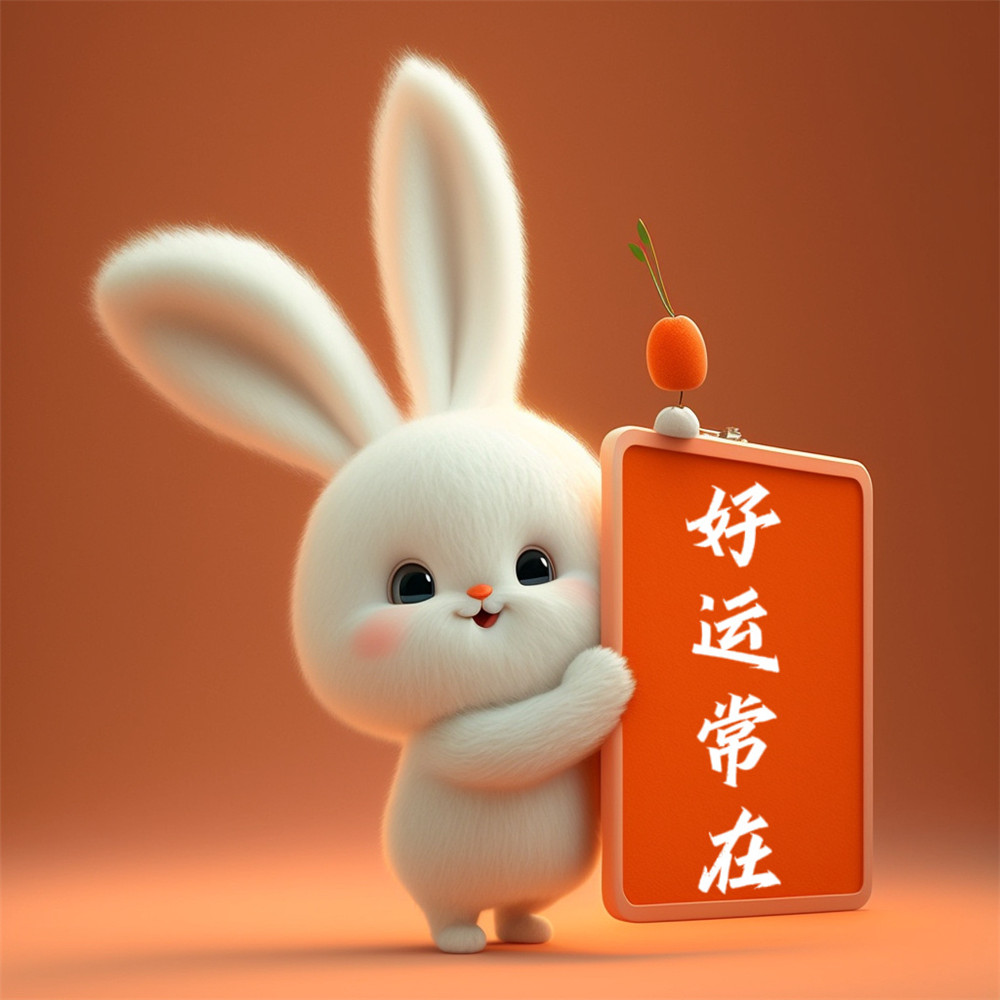 2025年最火兔年头像可爱图片