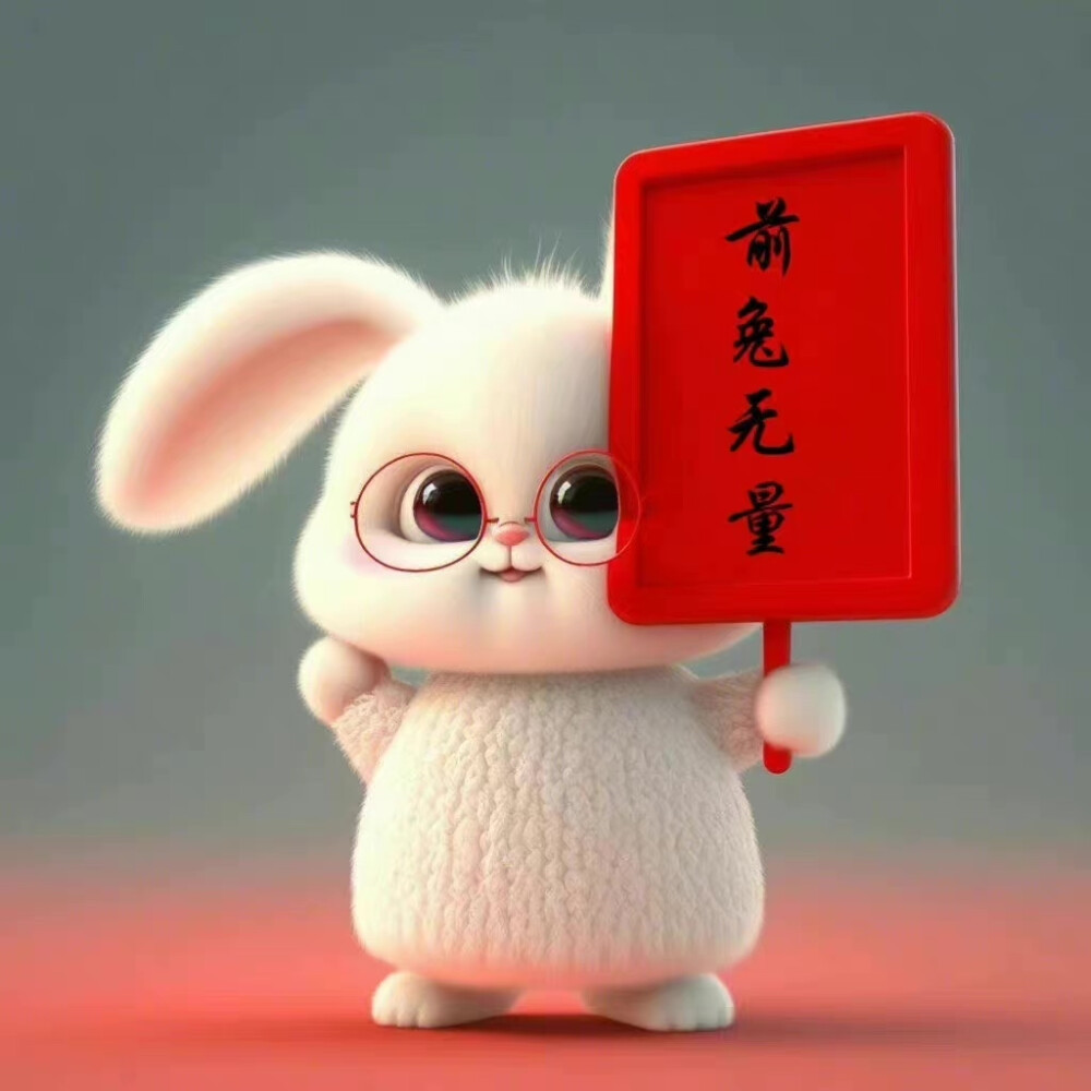 2025年最火兔年头像可爱图片