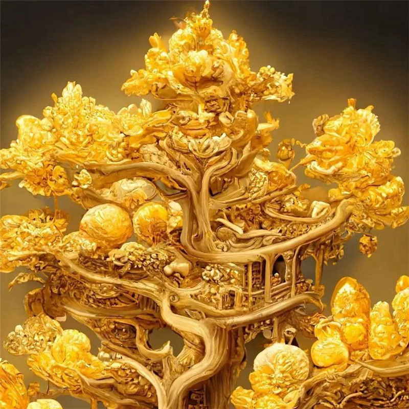 微信头像发财树吉祥树