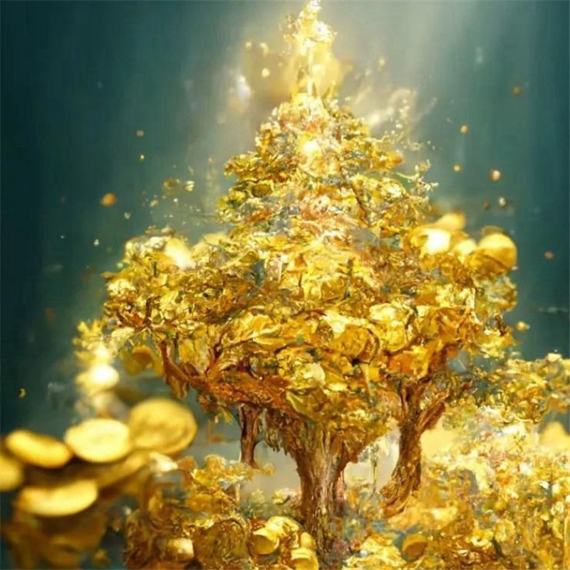 微信头像发财树吉祥树