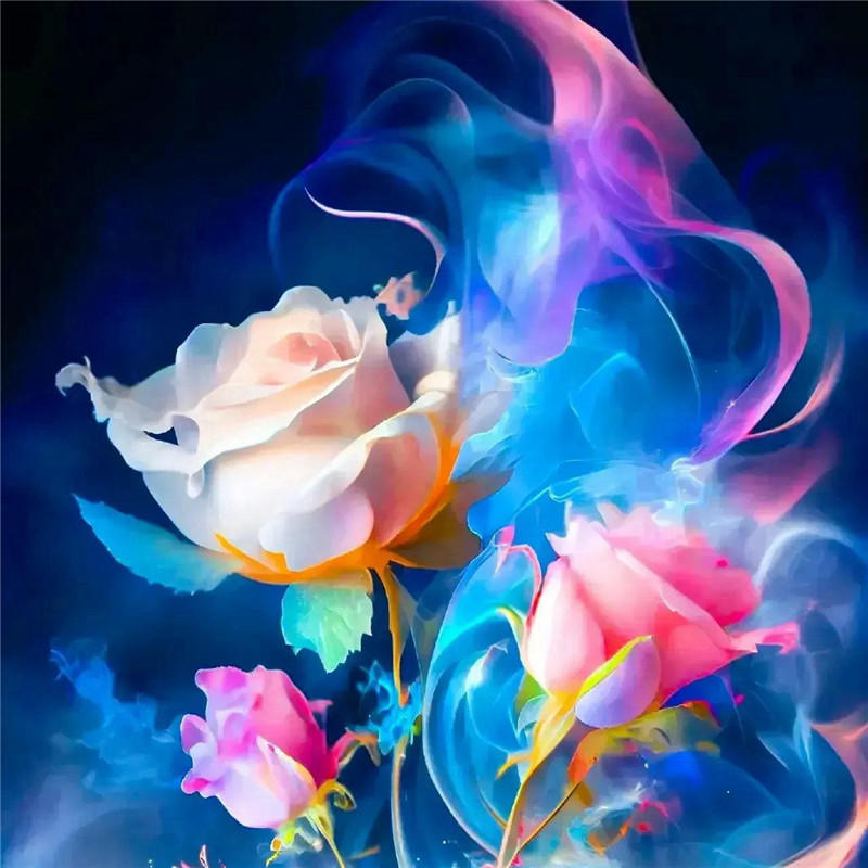 唯美梦幻玫瑰花头像图片