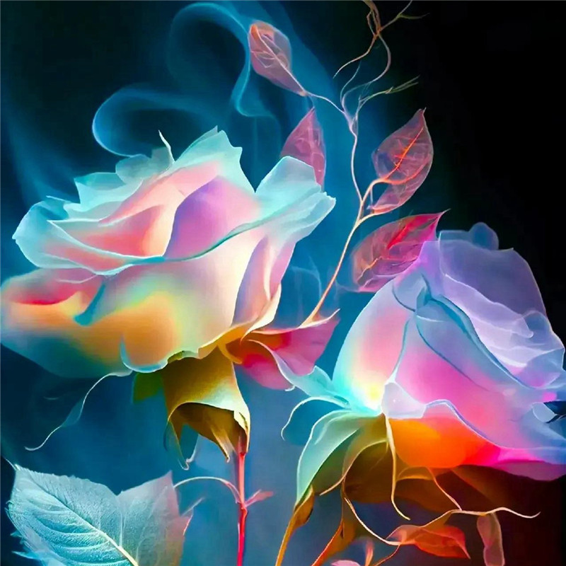唯美梦幻玫瑰花头像图片
