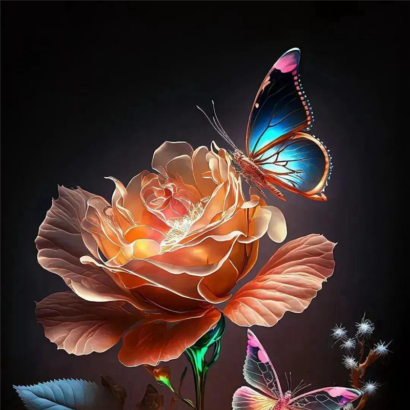 唯美梦幻玫瑰花头像图片