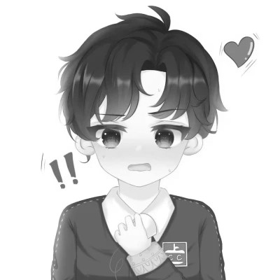 优质黑白动漫情头