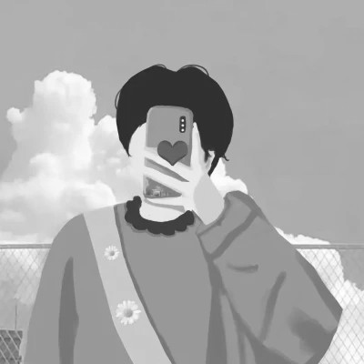 优质黑白动漫情头