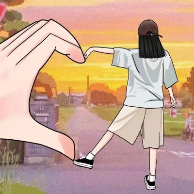 情侣头像动漫一男一女2025