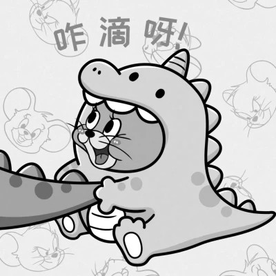动漫情头黑白一左一右