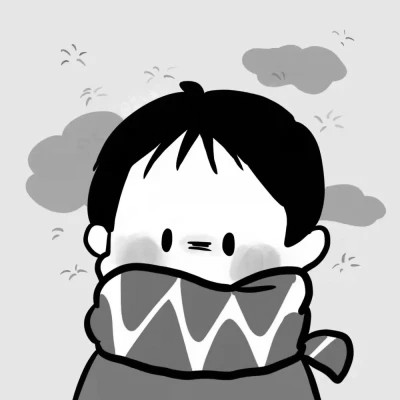 动漫情头黑白一左一右