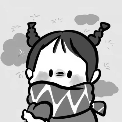 动漫情头黑白一左一右