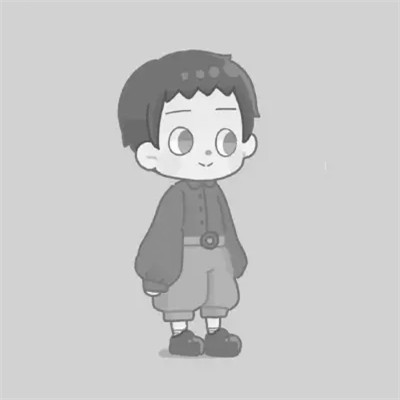 黑白动漫高清情头两张