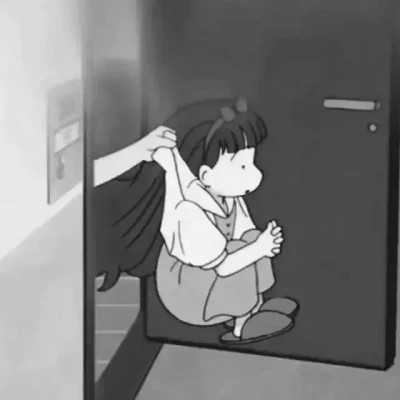 黑白动漫情头一对两张高清