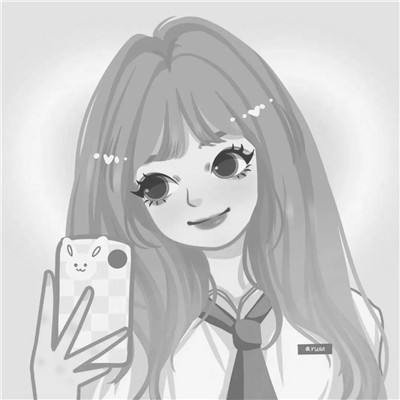 动漫二次元情头黑白