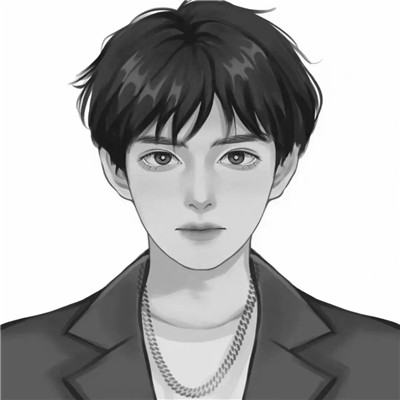 动漫二次元情头黑白