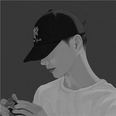 动漫二次元情头黑白