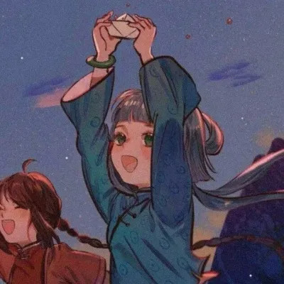 可爱动漫情侣头像超萌