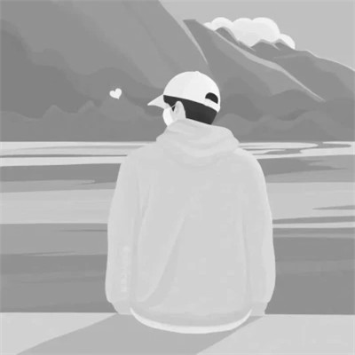 动漫黑白优质情侣头像图片