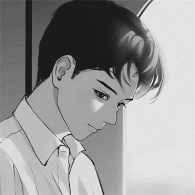 动漫黑白优质情侣头像图片