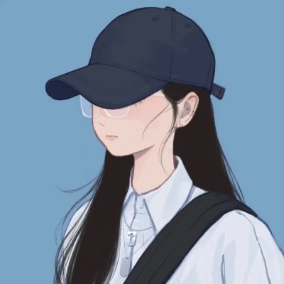 头像卡通情侣一左一右