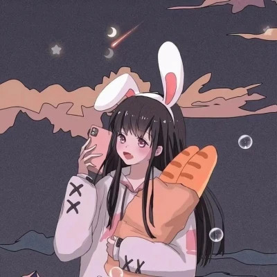 情头单人一人一张干净动漫