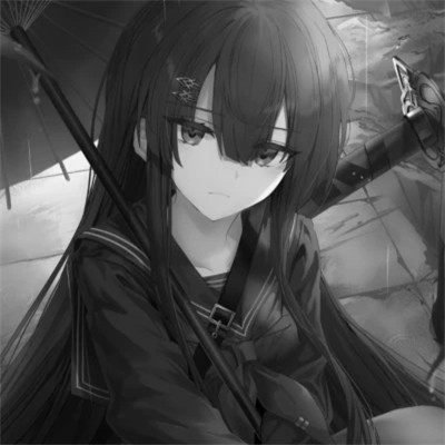 优质黑白动漫女头