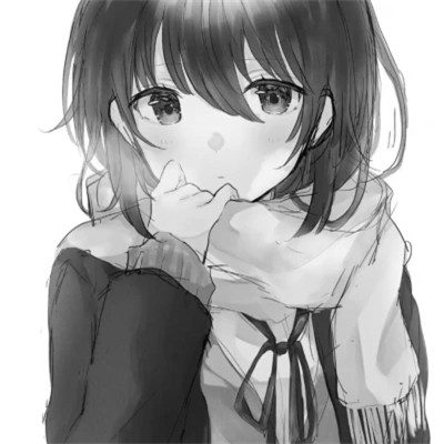 优质黑白动漫女头
