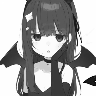 优质黑白动漫女头