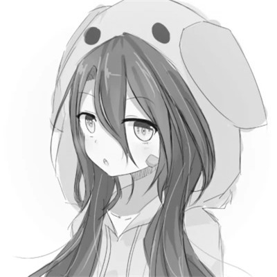 优质黑白动漫女头