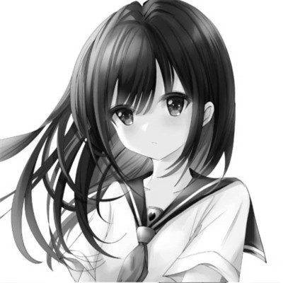 优质黑白动漫女头