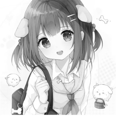 优质黑白动漫女头