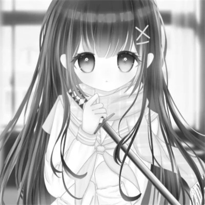 优质黑白动漫女头