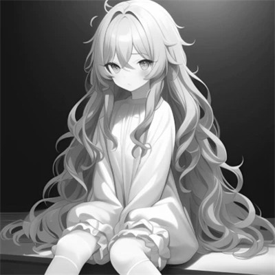 优质黑白动漫女头