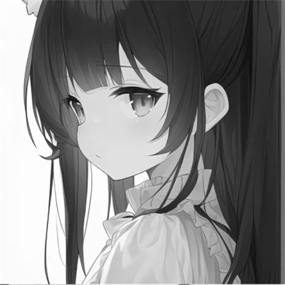 优质黑白动漫女头