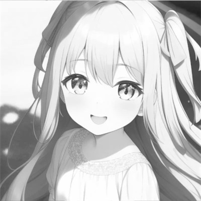 优质黑白动漫女头
