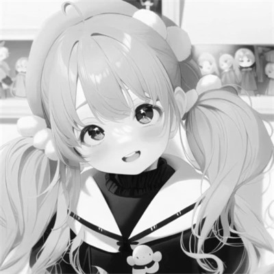 优质黑白动漫女头