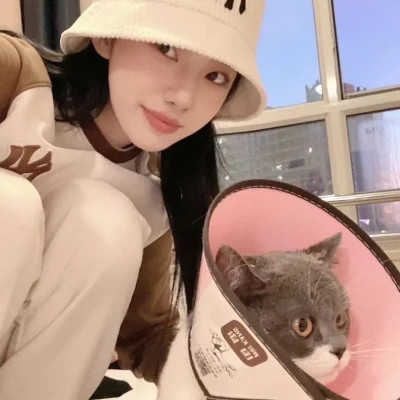 2025最新抱猫女头像好看图片