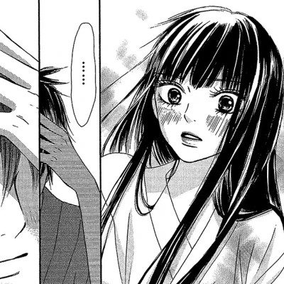 动漫女头像黑白系列