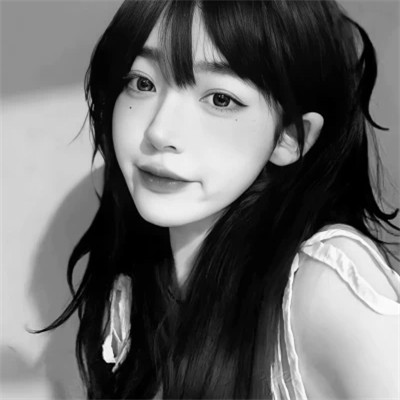 黑白头像图片2025最火爆女新款