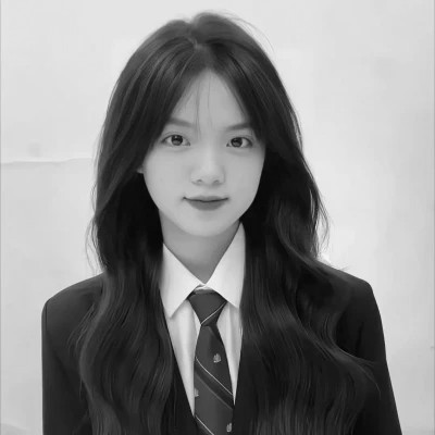 气质微信头像女生黑白