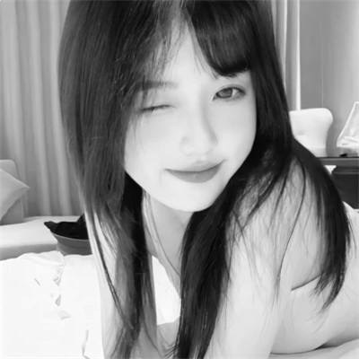 2025新款女黑白头像