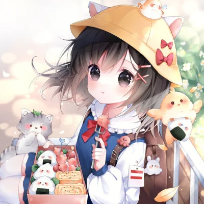 漫画头像女生可爱梦幻